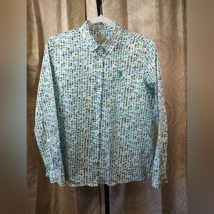 US POLO ASSN LONG SLEEVES BUTTON DOWN SHIRT SIZE 8 (M)